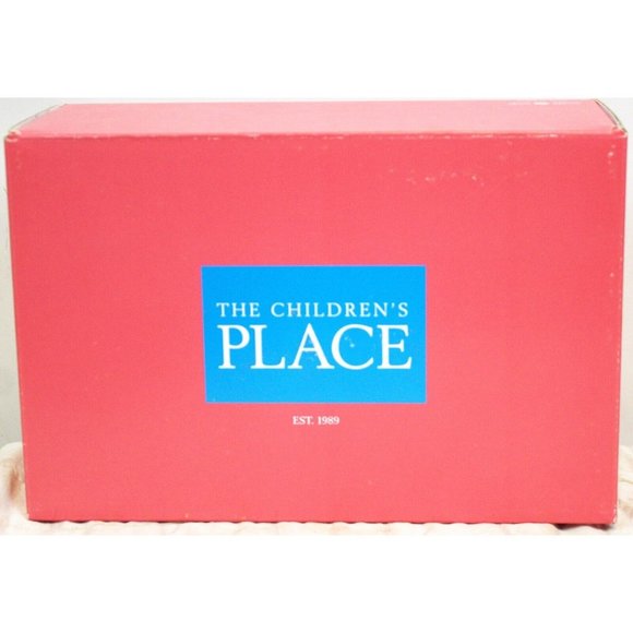 New in Box The Children's Place Navy Luna Stone Ballet Girls Shoes Flats Gems - Picture 3 of 16